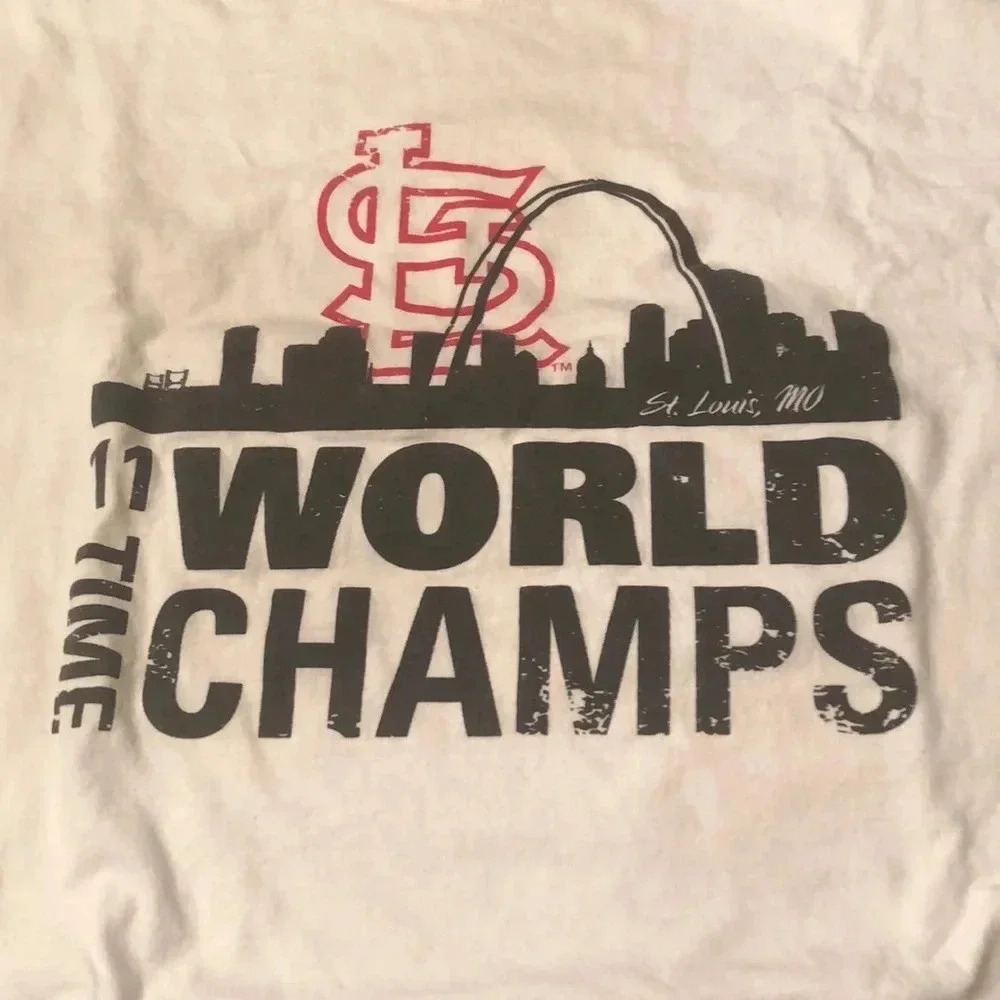 St.Louis 11 times World Series Champions Tee Shirt